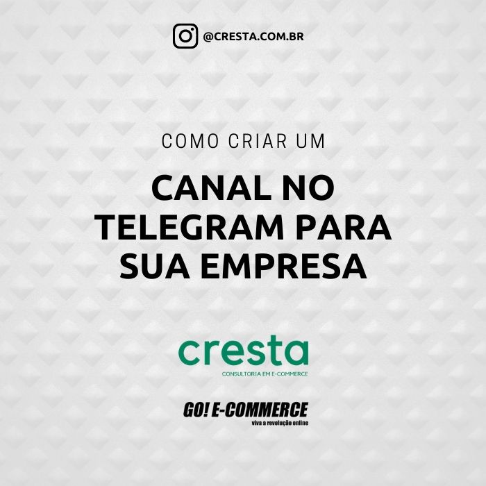 como criar canal telegram empresa