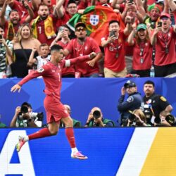 Cristiano Ronaldo comemora gol recorde na Copa do Mundo 2026 com a Nike
