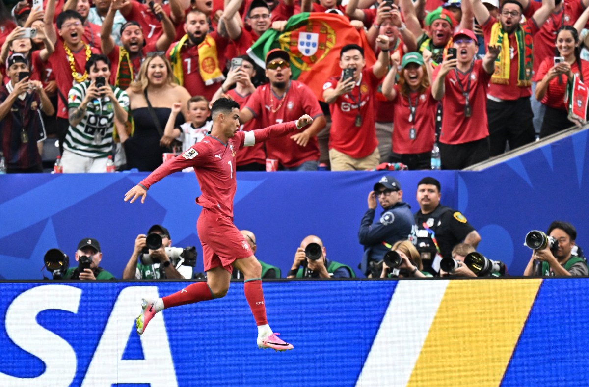 Cristiano Ronaldo comemora gol recorde na Copa do Mundo 2026 com a Nike